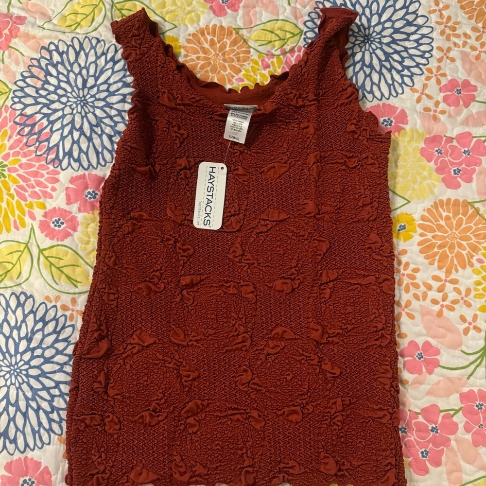 NWT extra small haystacks tank top - Picture 3 of 3